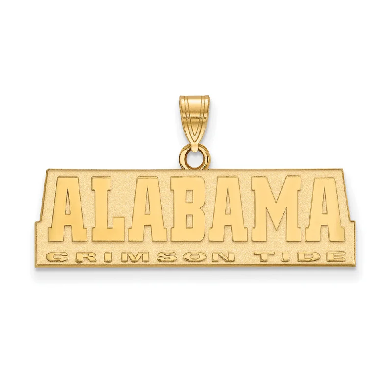 14k Gold Plated Silver U. of Alabama Small Pendant