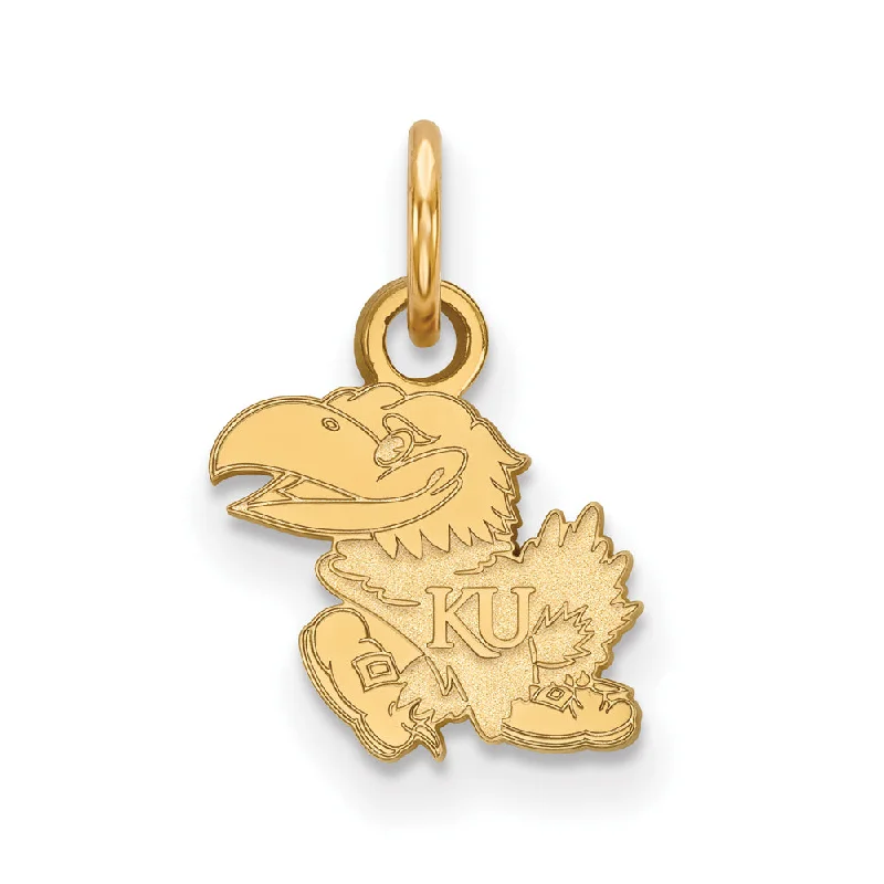 Huge Markdowns On Premium Jewelry Styles 14k Gold Plated Silver U. of Kansas XS (Tiny) Mascot Charm or Pendant Huge Markdowns On Premium Jewelry Styles 14k Gold Plated Silver U. of Kansas XS (Tiny) Mascot Charm or Pendant
