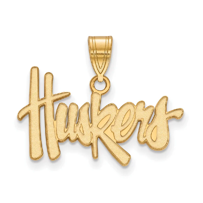 Flash Sale On Stunning Jewelry – Don't Miss Out 14k Gold Plated Silver U. of Nebraska Medium 'Huskers' Pendant Flash Sale On Stunning Jewelry – Don't Miss Out 14k Gold Plated Silver U. of Nebraska Medium 'Huskers' Pendant
