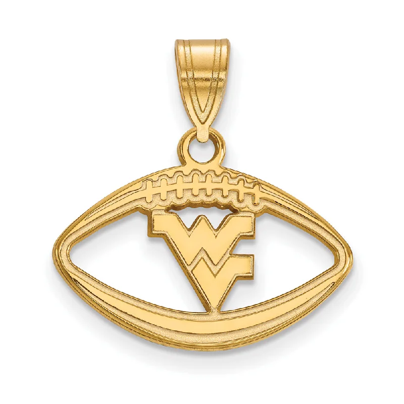 Exclusive Jewelry Sale – Shine For Less 14k Gold Plated Silver West Virginia U. Logo Football Pendant Exclusive Jewelry Sale – Shine For Less 14k Gold Plated Silver West Virginia U. Logo Football Pendant