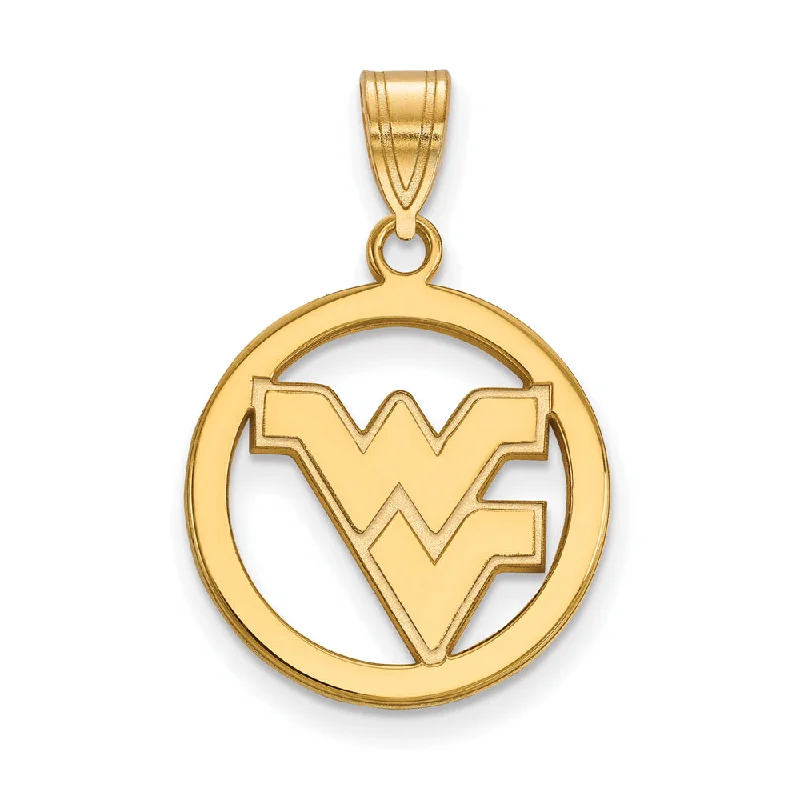 Exclusive Jewelry Offers – Sparkle For Less 14k Gold Plated Silver West Virginia U. Small Circle Pendant Exclusive Jewelry Offers – Sparkle For Less 14k Gold Plated Silver West Virginia U. Small Circle Pendant