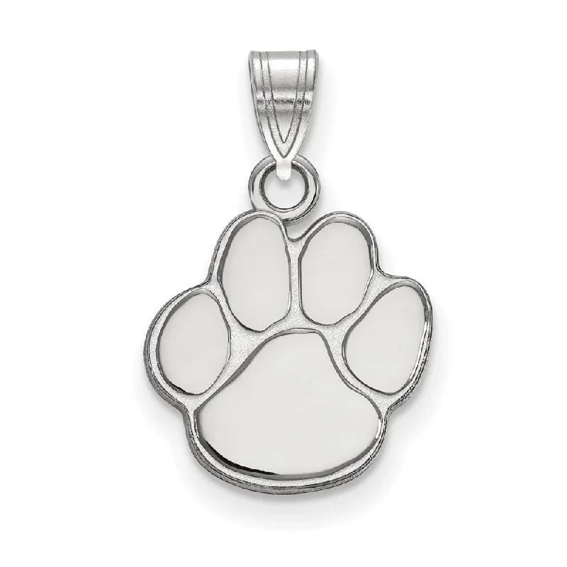 14k White Gold Auburn U Small Pendant