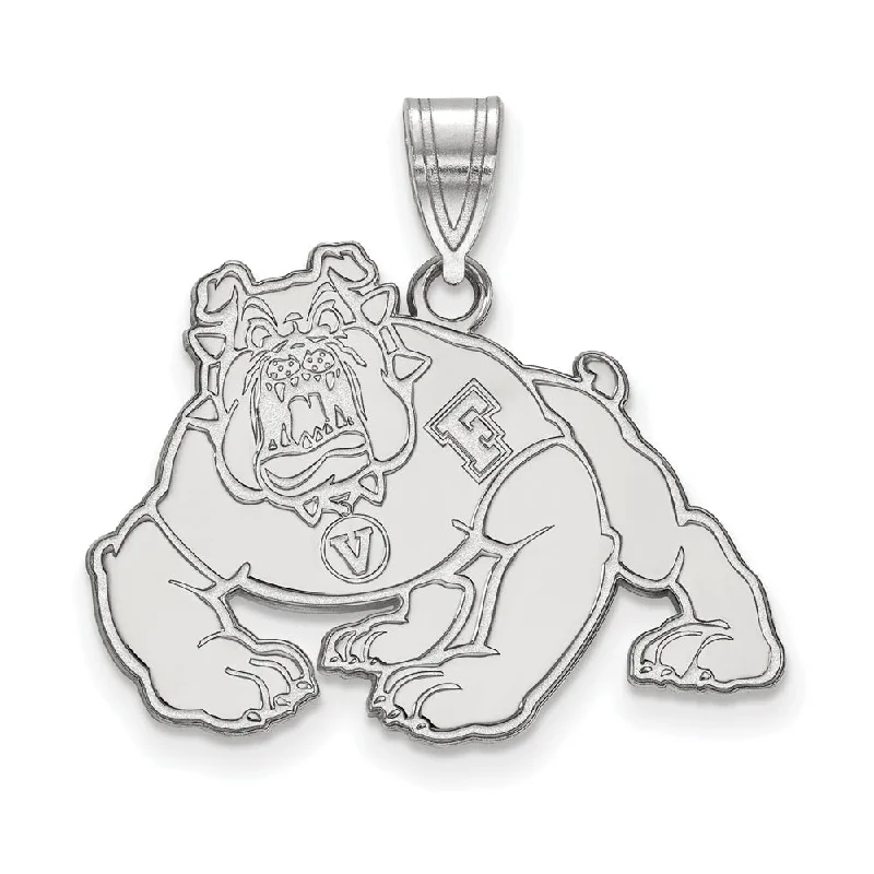 Your Perfect Accessory Now At The Best Price 14k White Gold California State Fresno Large Pendant Your Perfect Accessory Now At The Best Price 14k White Gold California State Fresno Large Pendant