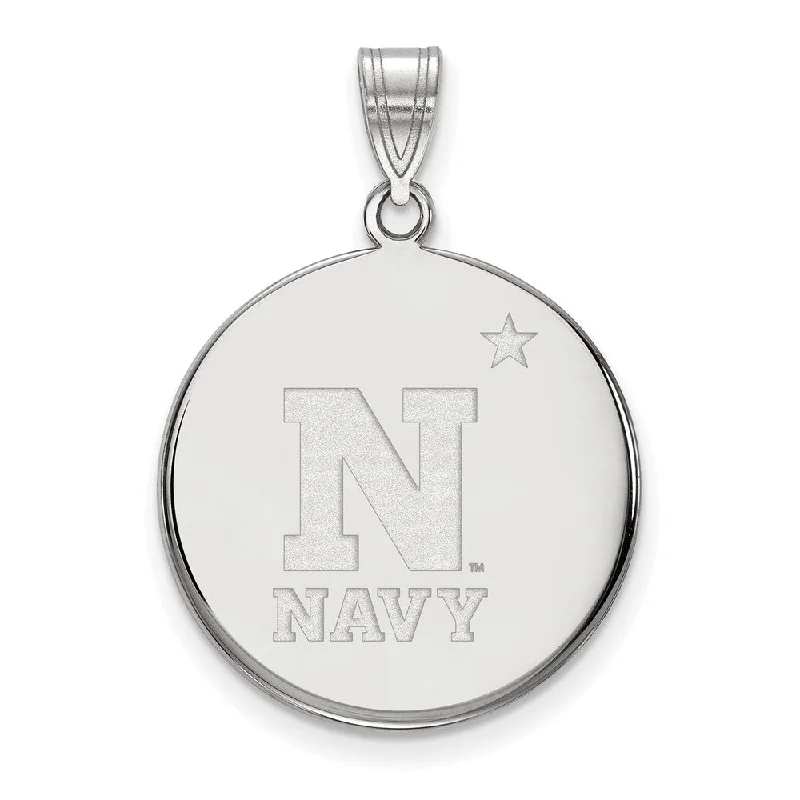 Exclusive Jewelry Sale – Limited-Time Discounts 14k White Gold U.S. Naval Academy Large Disc Pendant Exclusive Jewelry Sale – Limited-Time Discounts 14k White Gold U.S. Naval Academy Large Disc Pendant