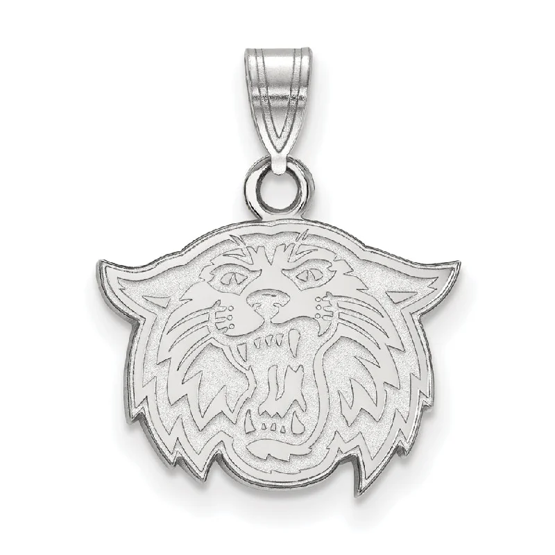 14k White Gold Villanova U. Small Mascot Pendant