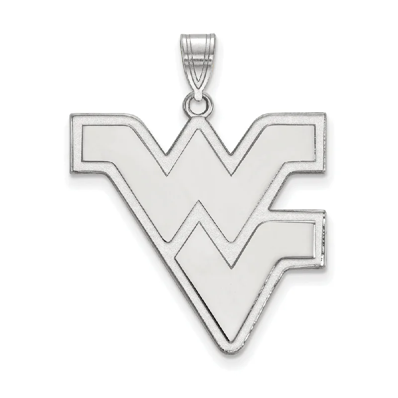 Jewelry Sale Alert – Shop Timeless Elegance Today 14k White Gold West Virginia U. XL Logo Pendant Jewelry Sale Alert – Shop Timeless Elegance Today 14k White Gold West Virginia U. XL Logo Pendant