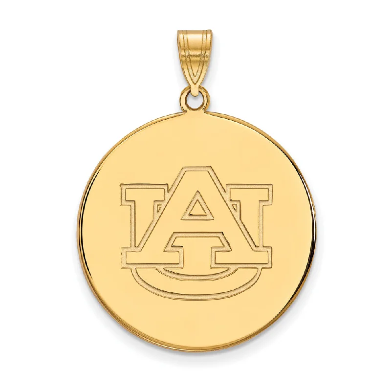 Premium Diamond Jewelry For Unforgettable Moments 14k Yellow Gold Auburn U XL Disc Pendant Premium Diamond Jewelry For Unforgettable Moments 14k Yellow Gold Auburn U XL Disc Pendant