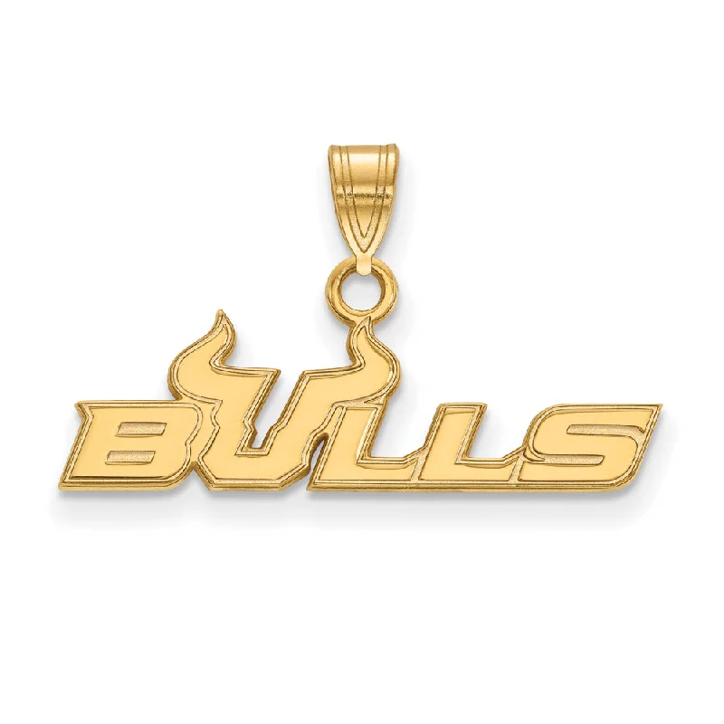 Exclusive Jewelry Markdowns – Limited-Time Offer 14k Yellow Gold South Florida Small Logo Pendant