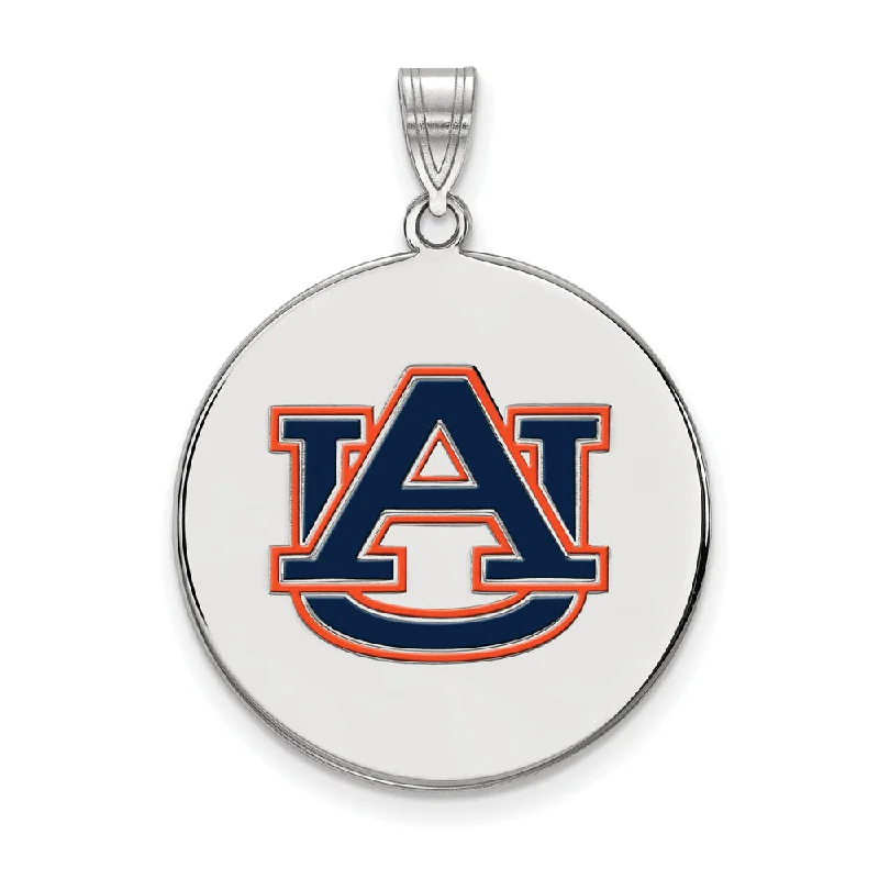 Limited-Stock Jewelry Clearance – Grab Your Favorites Now Sterling Silver Auburn U XL Enamel Disc Pendant Limited-Stock Jewelry Clearance – Grab Your Favorites Now Sterling Silver Auburn U XL Enamel Disc Pendant
