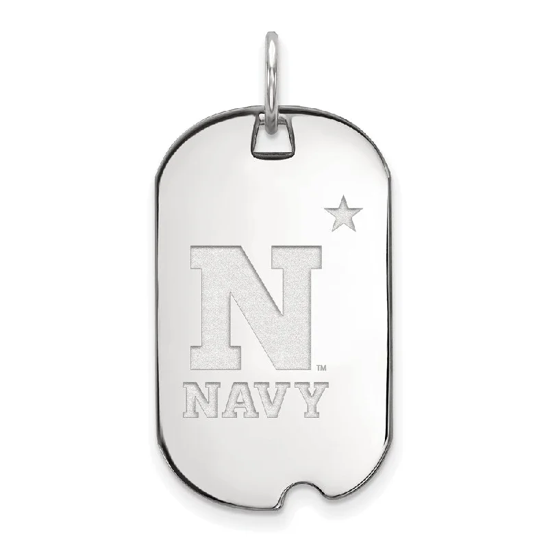 Shop Dazzling Jewelry At The Best Prices Sterling Silver U.S. Naval Academy 'N' with Star Dog Tag Pendant Shop Dazzling Jewelry At The Best Prices Sterling Silver U.S. Naval Academy 'N' with Star Dog Tag Pendant