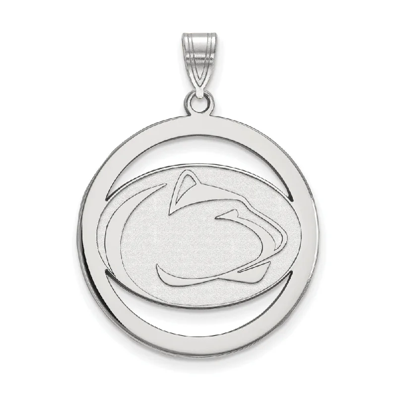 Once-A-Year Jewelry Sale – Grab Your Favorites Now Sterling Silver Penn State XL Circle Pendant Once-A-Year Jewelry Sale – Grab Your Favorites Now Sterling Silver Penn State XL Circle Pendant