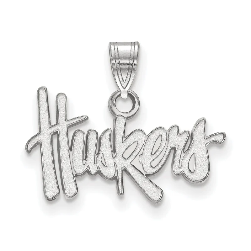 Premium Jewelry, Premium Discounts – Act Fast Sterling Silver U. of Nebraska Small 'Huskers' Pendant Premium Jewelry, Premium Discounts – Act Fast Sterling Silver U. of Nebraska Small 'Huskers' Pendant