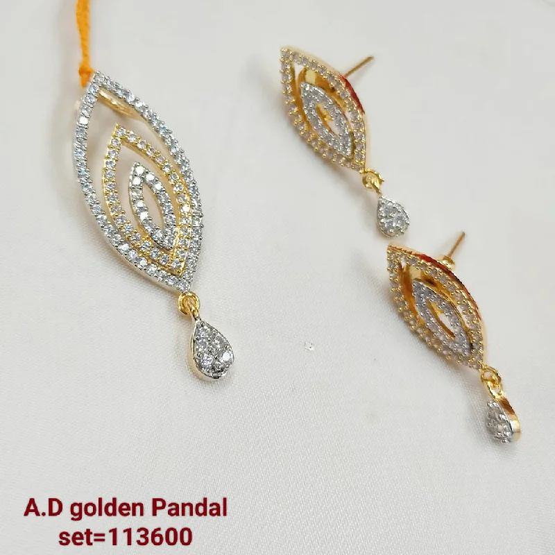 Shop Stylish Jewelry Now And Save Big Padmawati Bangles AD Stone Pendant Set