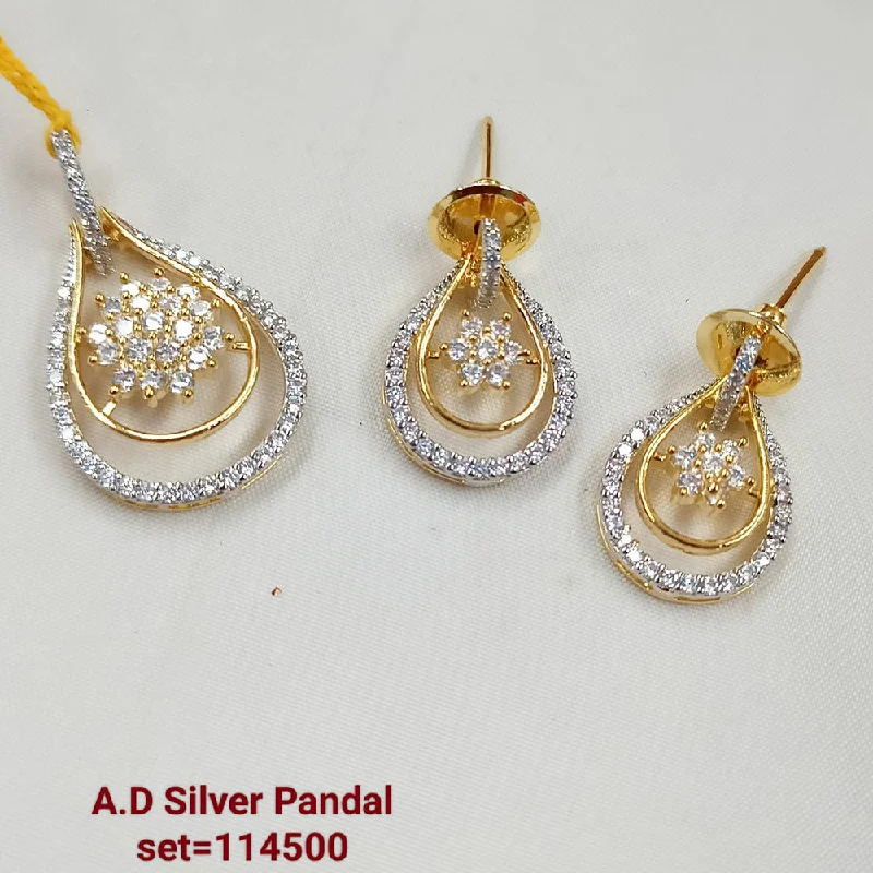 Shop Dazzling Jewelry At The Best Prices Padmawati Bangles AD Stone Pendant Set
