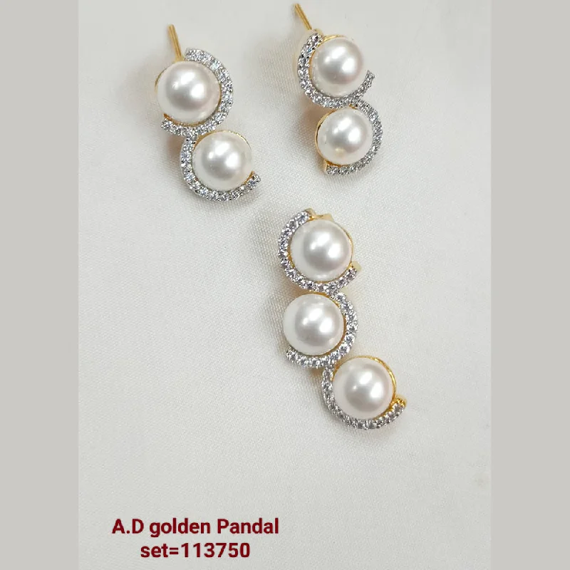 Affordable Gold-Plated Jewelry For Modern Fashion Padmawati Bangles AD Stone Pendant Set Affordable Gold-Plated Jewelry For Modern Fashion Padmawati Bangles AD Stone Pendant Set