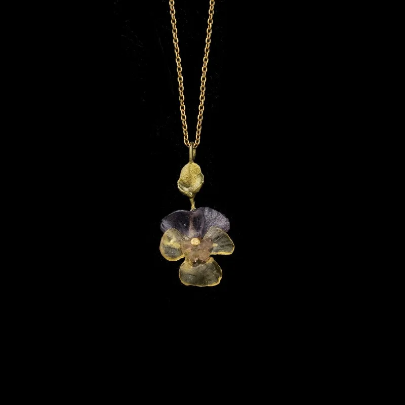 Jewelry Sale – Exclusive Styles At Lower Prices Pansies Pendant - Dainty