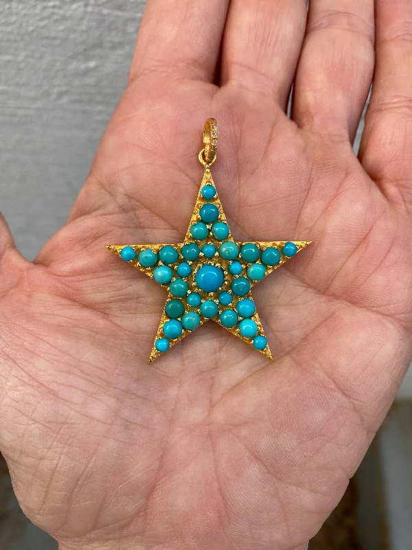 Luxury Meets Affordability – Jewelry Sale Live Now SAMPLE SALE: Puffy Turquoise Star Pendant Luxury Meets Affordability – Jewelry Sale Live Now SAMPLE SALE: Puffy Turquoise Star Pendant