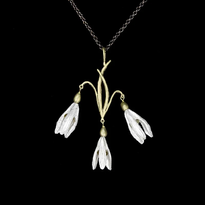 Dainty And Elegant Jewelry Now At Reduced Prices Snowdrops Pendant - Dangle