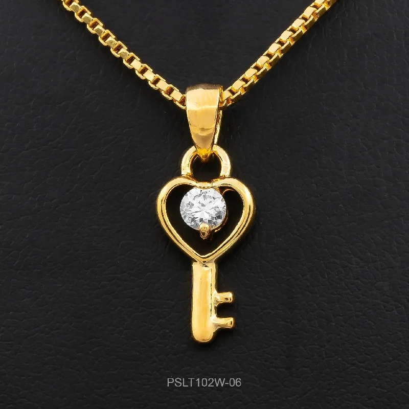 Seasonal Jewelry Deals – Elevate Your Style Stone Pendant PSLT102W-06