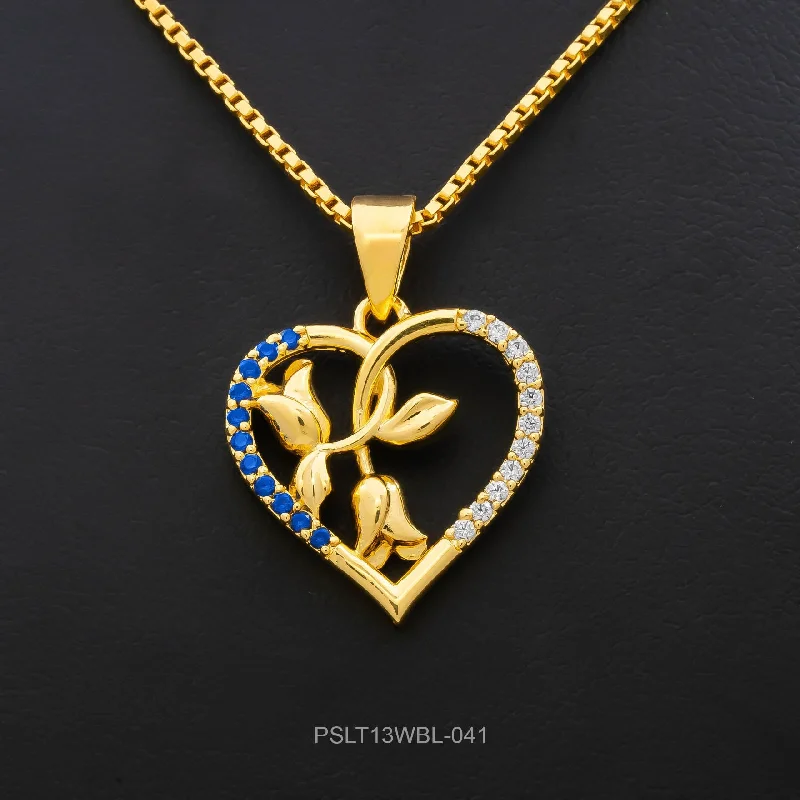 Limited-Time Offer On Elegant Jewelry Pieces Stone Pendant PSLT13WBL-041
