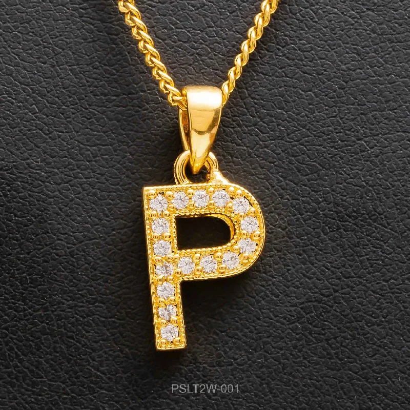 Waterproof Stainless Steel Jewelry For Lasting Beauty Stone Pendant PSLT2W-001
