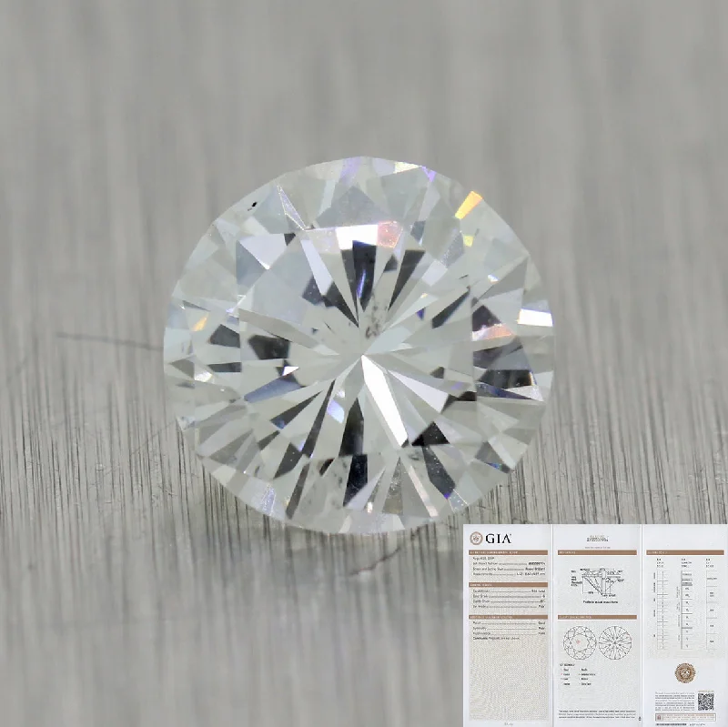 Fashion-Forward Geometric Jewelry For Contemporary Style 1.06ct GIA Certified Round Shape Brilliant Cut G SI1 Natural Modern Diamond Fashion-Forward Geometric Jewelry For Contemporary Style 1.06ct GIA Certified Round Shape Brilliant Cut G SI1 Natural Modern Diamond