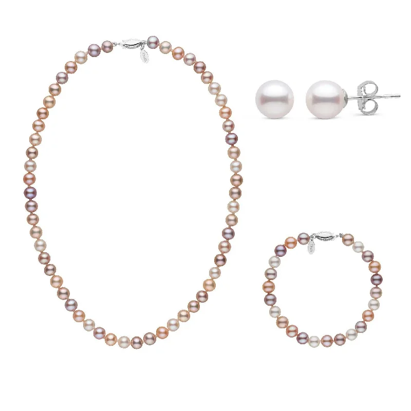 Huge Savings On Timeless Jewelry Collections 16 Inch 3 Piece Set of 6.5-7.0 mm Freshadama Multicolor Freshwater Pearl Huge Savings On Timeless Jewelry Collections 16 Inch 3 Piece Set of 6.5-7.0 mm Freshadama Multicolor Freshwater Pearl