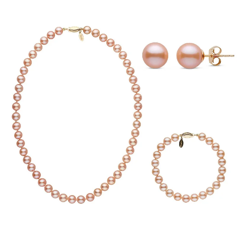 Unmissable Deals On Handmade Jewelry Collections 16 Inch 3 Piece 7.5-8.0 mm Pink to Peach Freshadama Freshwater Pearl Set Unmissable Deals On Handmade Jewelry Collections 16 Inch 3 Piece 7.5-8.0 mm Pink to Peach Freshadama Freshwater Pearl Set