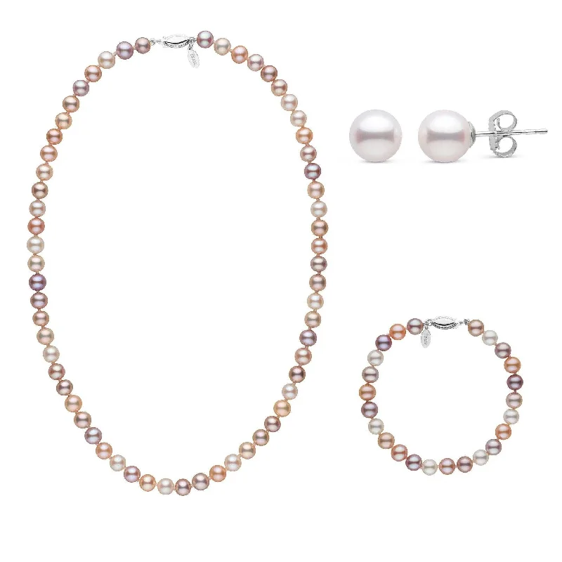 Shop Modern Jewelry Collections With Exclusive Discounts 18 Inch 3 Piece Set of 6.5-7.0 mm Freshadama Multicolor Freshwater Pearl Shop Modern Jewelry Collections With Exclusive Discounts 18 Inch 3 Piece Set of 6.5-7.0 mm Freshadama Multicolor Freshwater Pearl