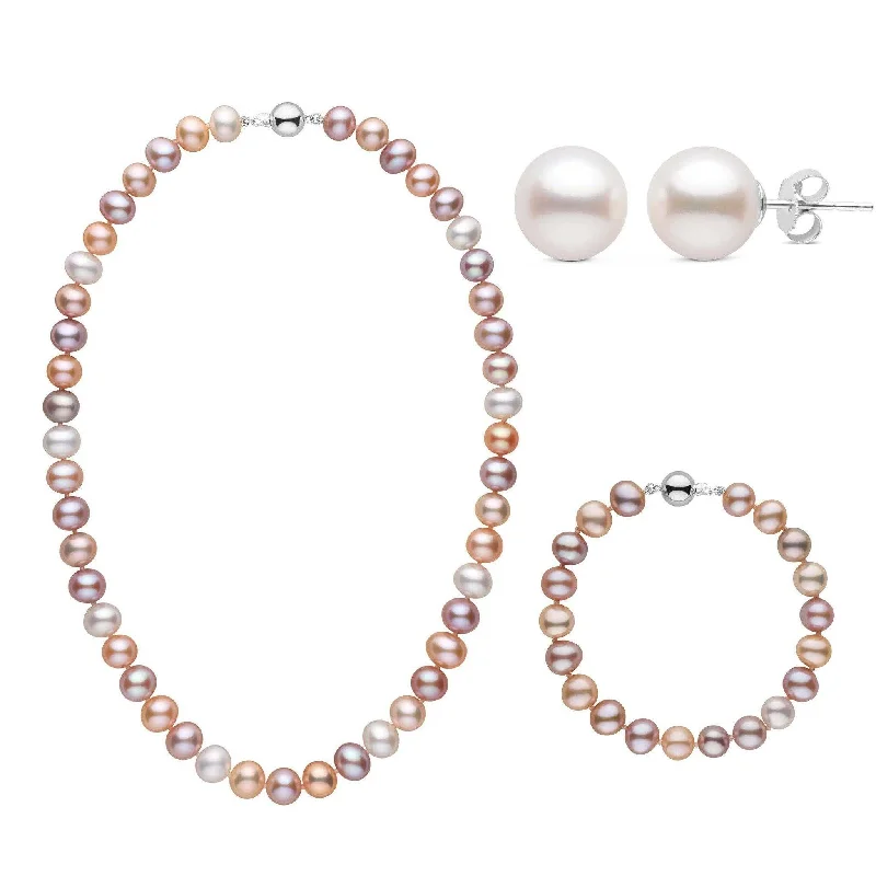 Special Sale On Handcrafted Jewelry – Shop Today 18 Inch 3 Piece Set of 8.5-9.0 mm AA+ Multicolor Freshwater Pearls Special Sale On Handcrafted Jewelry – Shop Today 18 Inch 3 Piece Set of 8.5-9.0 mm AA+ Multicolor Freshwater Pearls