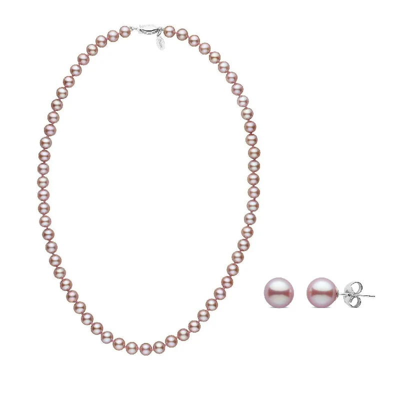 Limited-Stock Jewelry Sale – Shop Before It's Gone 18 Inch 6.5-7.0 mm Lavender Freshadama Pearl Necklace and Earring Set Limited-Stock Jewelry Sale – Shop Before It's Gone 18 Inch 6.5-7.0 mm Lavender Freshadama Pearl Necklace and Earring Set