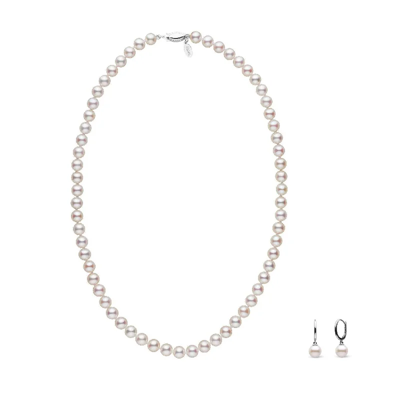 Exclusive Jewelry Bundles At Discounted Rates 18 Inch 6.5-7.0 mm White Freshadama Freshwater Pearl Necklace with Dangle Earrings Exclusive Jewelry Bundles At Discounted Rates 18 Inch 6.5-7.0 mm White Freshadama Freshwater Pearl Necklace with Dangle Earrings