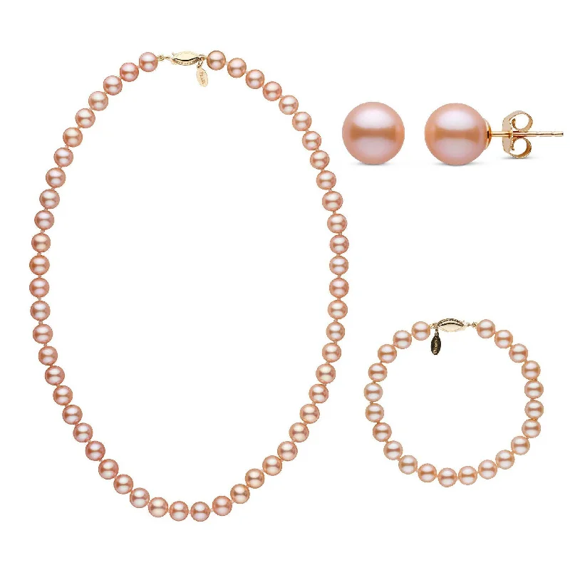 Personalized Jewelry Sale – Unique Pieces At Great Prices 18 Inch 7.5-8.0 mm Pink to Peach Freshadama Freshwater Pearl Set Personalized Jewelry Sale – Unique Pieces At Great Prices 18 Inch 7.5-8.0 mm Pink to Peach Freshadama Freshwater Pearl Set