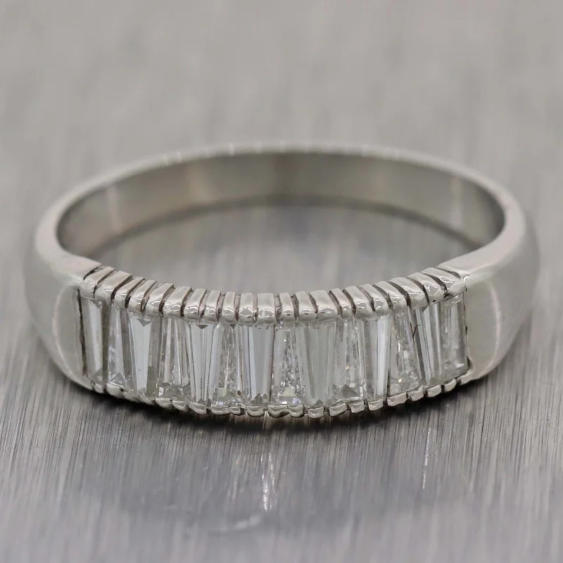 The Perfect Accessory For Less – Jewelry Sale Live 1930's Antique Art Deco Platinum Tapered Baguette 1ctw Diamond Wedding Band Ring The Perfect Accessory For Less – Jewelry Sale Live 1930's Antique Art Deco Platinum Tapered Baguette 1ctw Diamond Wedding Band Ring