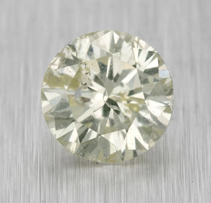 Affordable Luxury Jewelry For Every Occasion 3.01ctw Round Brilliant Cut M-I2 Natural Modern Loose Diamond Affordable Luxury Jewelry For Every Occasion 3.01ctw Round Brilliant Cut M-I2 Natural Modern Loose Diamond