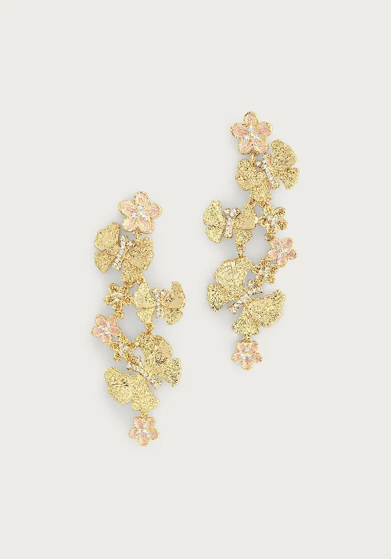 Personalized Jewelry Sale – Unique Gifts At Low Prices Butterfly With Flowers Dangle Earrings Personalized Jewelry Sale – Unique Gifts At Low Prices Butterfly With Flowers Dangle Earrings