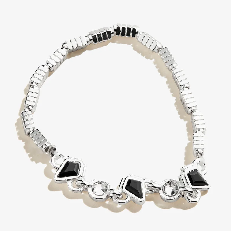 Glamorous Jewelry, Glamorous Deals – Shop Now Crystal + Black Diamond Stretch Bracelet Glamorous Jewelry, Glamorous Deals – Shop Now Crystal + Black Diamond Stretch Bracelet