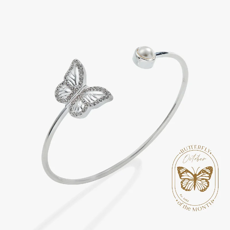 Best Jewelry Deals – Premium Quality At Exclusive Discounts Crystal Butterfly + Pearl Flex Cuff Bracelet Best Jewelry Deals – Premium Quality At Exclusive Discounts Crystal Butterfly + Pearl Flex Cuff Bracelet