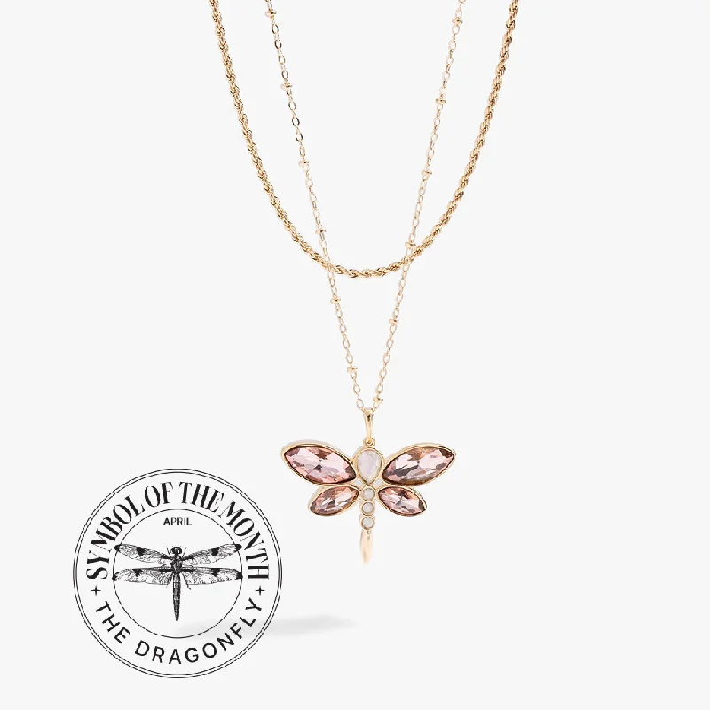 Don't Miss Out On Bestselling Jewelry At Special Prices Crystal Dragonfly Double Layer Necklace Don't Miss Out On Bestselling Jewelry At Special Prices Crystal Dragonfly Double Layer Necklace