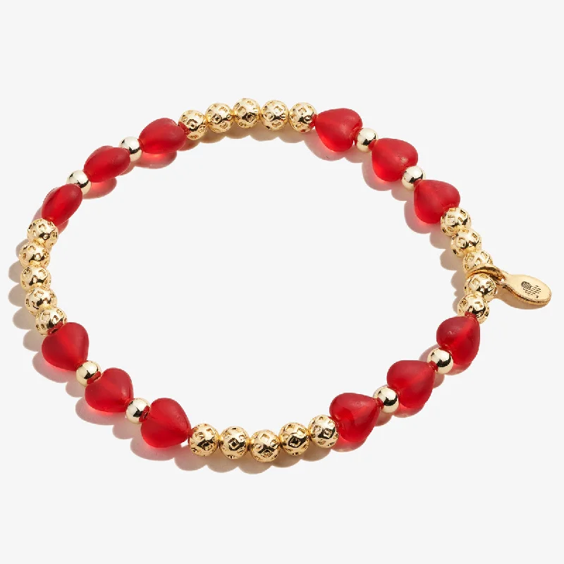 Special Offers On Handcrafted And Designer Jewelry Crystal Heart Stretch Bracelet, Red Special Offers On Handcrafted And Designer Jewelry Crystal Heart Stretch Bracelet, Red