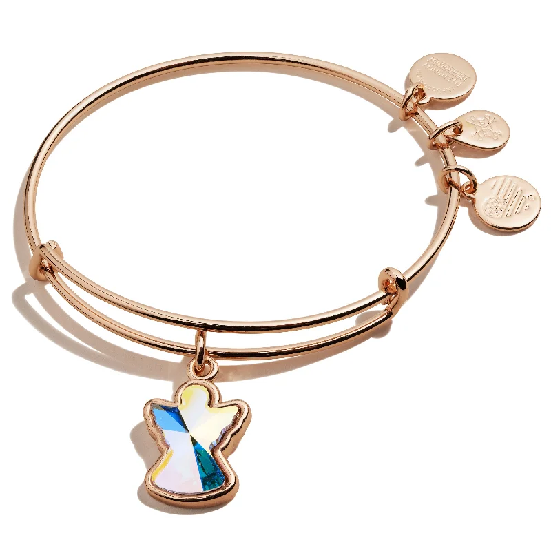 Holiday Jewelry Sale – Perfect Gifts At Great Prices Crystal Infusion Angel Charm Bangle Bracelet Holiday Jewelry Sale – Perfect Gifts At Great Prices Crystal Infusion Angel Charm Bangle Bracelet