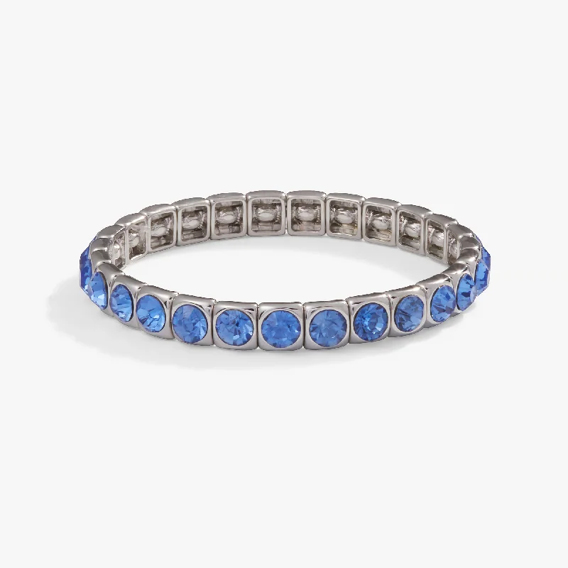 Premium Jewelry Now Available At Special Discounts Crystal Stretch Bracelet, Sapphire Premium Jewelry Now Available At Special Discounts Crystal Stretch Bracelet, Sapphire