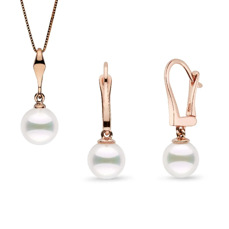 Adjustable Charm Bracelets For A Perfect Fit Essential Classic Collection 7.5-8.0 mm Akoya Pearl Pendant and Earrings Set Adjustable Charm Bracelets For A Perfect Fit Essential Classic Collection 7.5-8.0 mm Akoya Pearl Pendant and Earrings Set