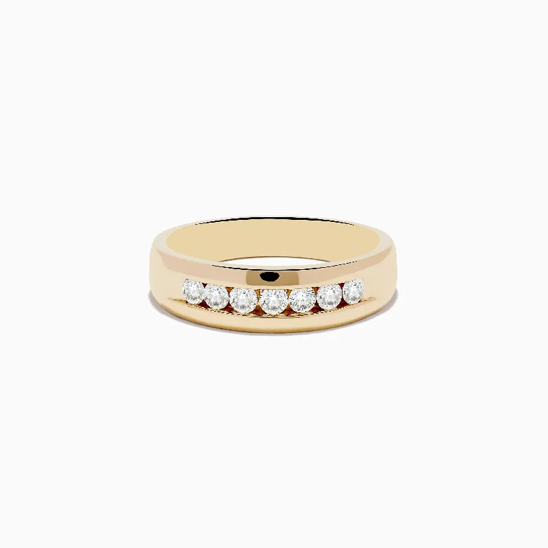 Timeless Jewelry At Special Discount Rates Men's 14K Yellow Gold Diamond Channel Set Ring Timeless Jewelry At Special Discount Rates Men's 14K Yellow Gold Diamond Channel Set Ring