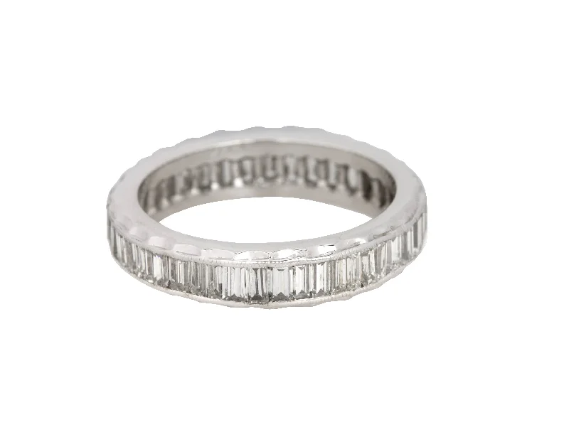 Premium Jewelry At Special Low Prices For A Limited Time Women's 14K White Gold 0.92ctw Baguette Emerald Cut Diamond Eternity Band Ring Premium Jewelry At Special Low Prices For A Limited Time Women's 14K White Gold 0.92ctw Baguette Emerald Cut Diamond Eternity Band Ring
